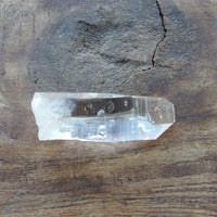 Natural Lemurian quartz point, unpolished
