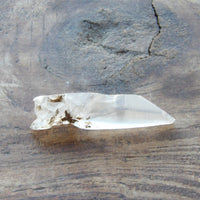 Lemurian quartz crystal point, natural and unaltered