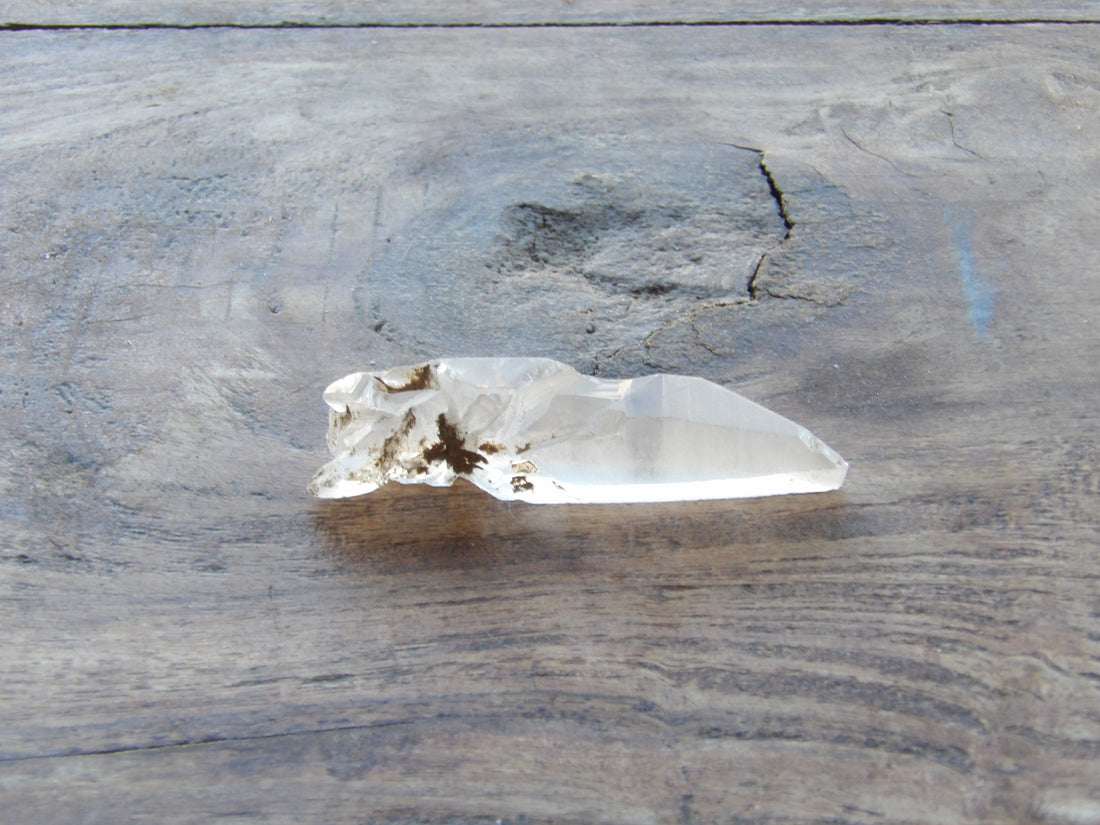 Natural quartz Lemurian crystal 