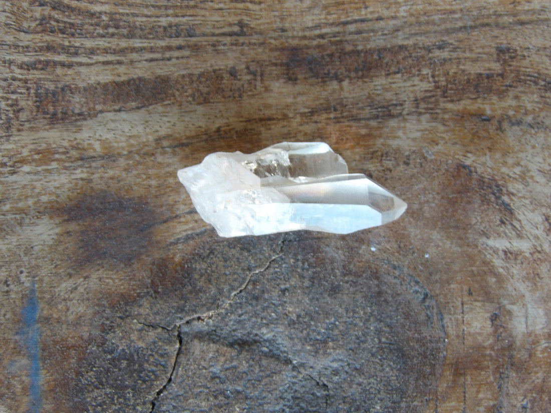 Natural Lemurian quartz with unique character
