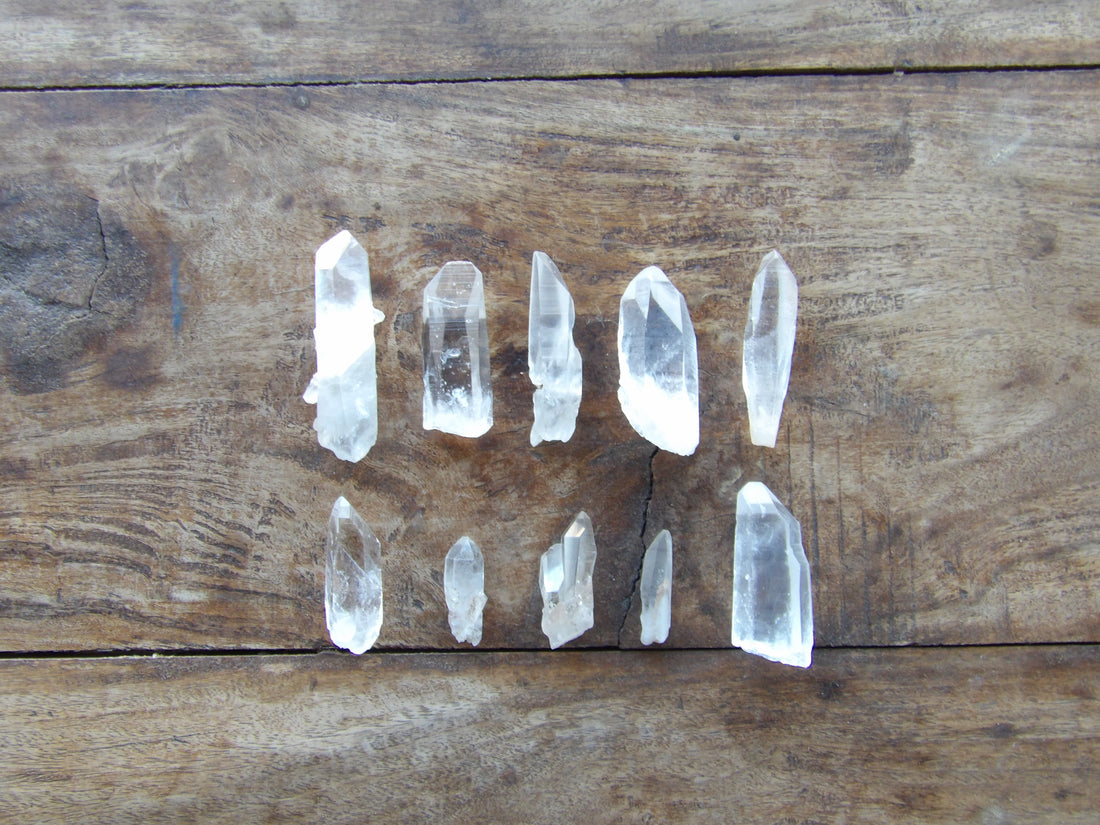 Hand-selected Lemurian quartz crystal point