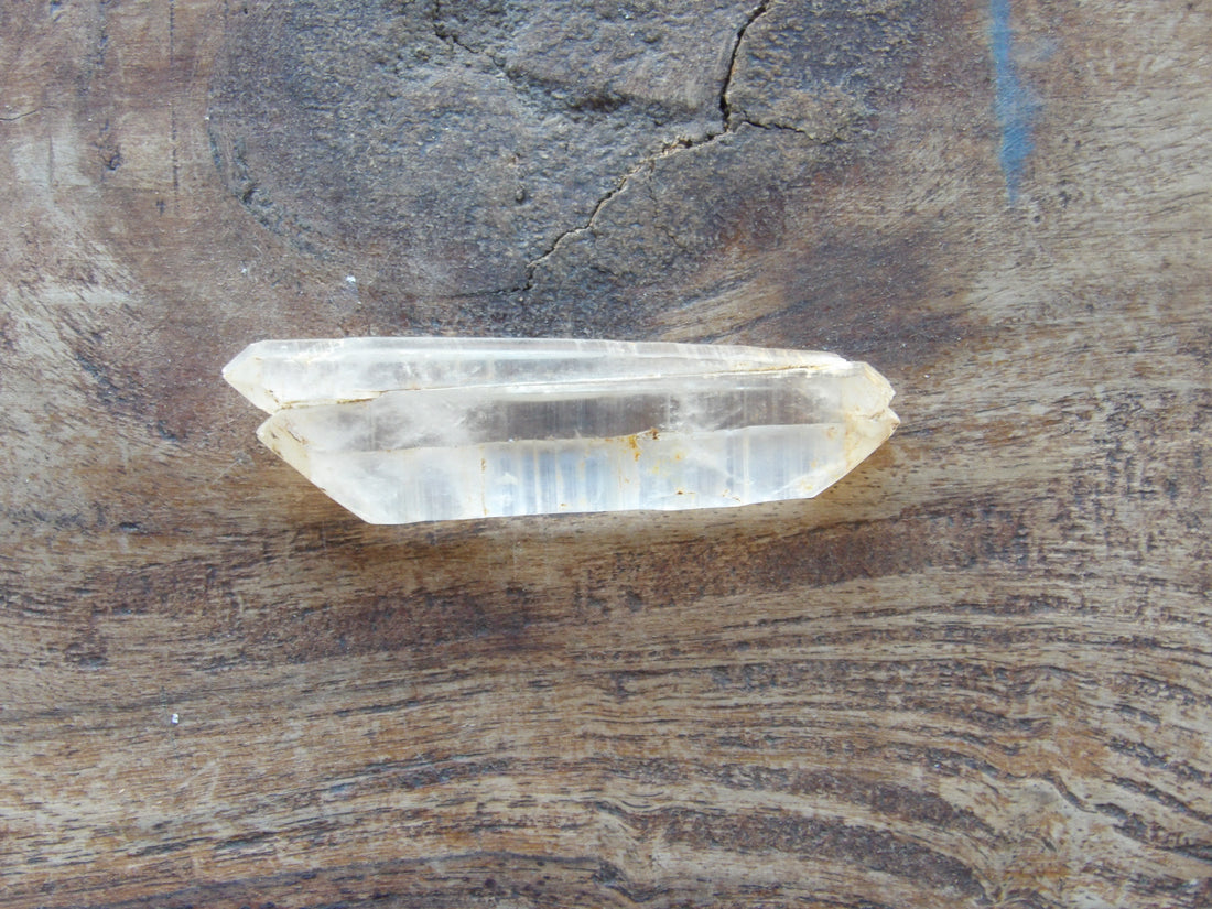 Twin Lemurian seed quartz crystal  in Arizona