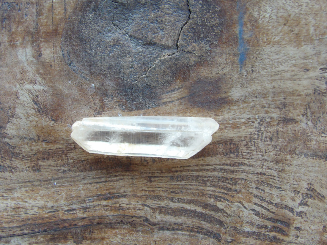Lemurian seed quartz crystal photographed in Arizona