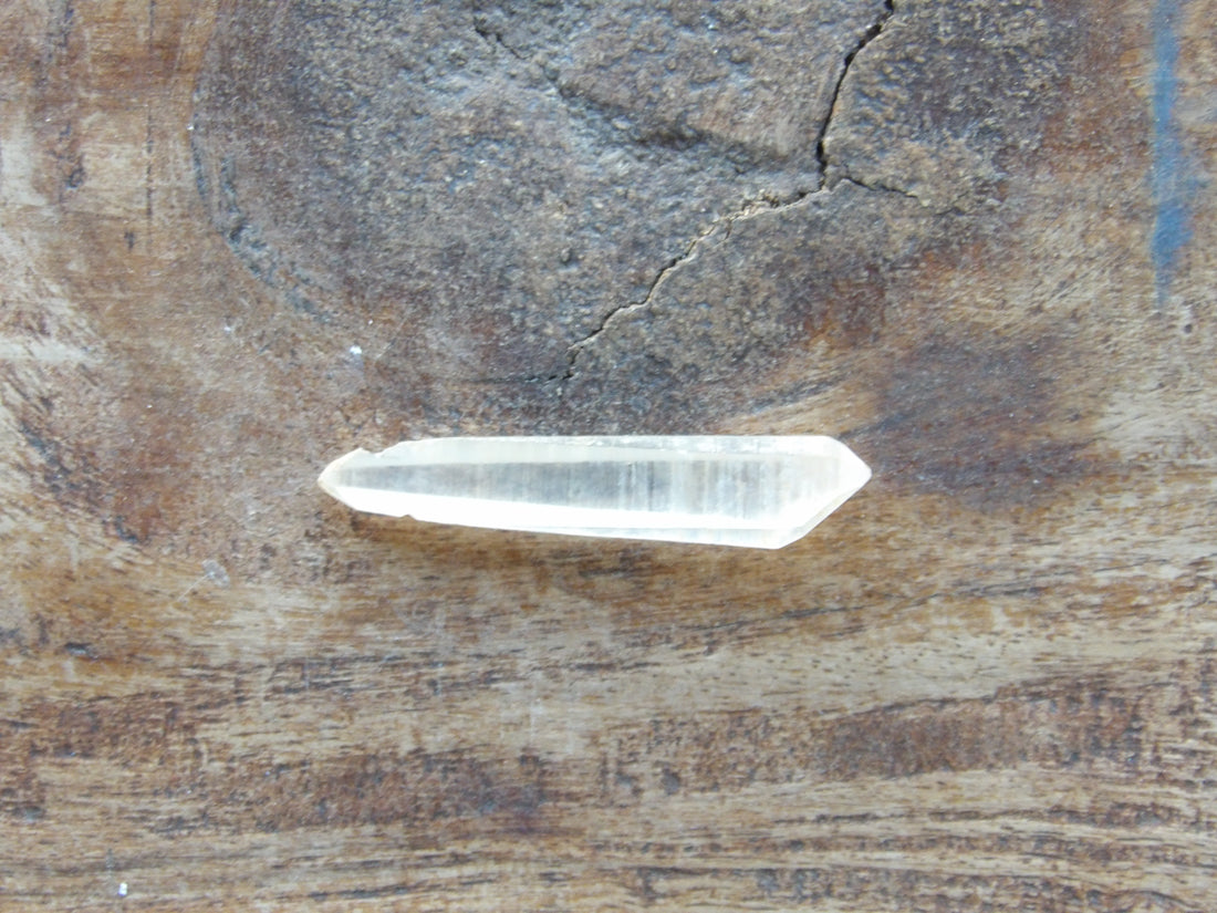 One-of-a-kind double termintaed Lemurian quartz crystal 