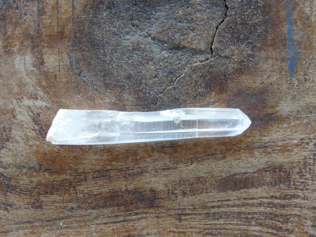 Raw Lemurian quartz seed crystal