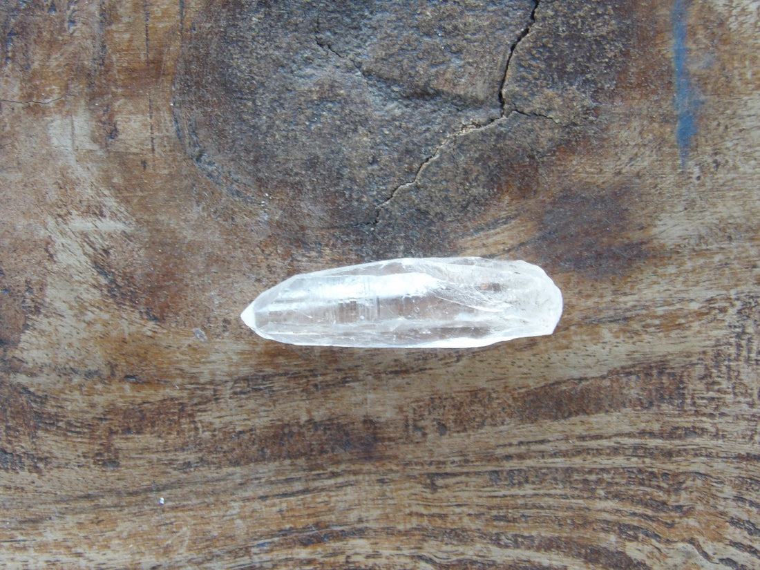 Lemurian quartz crystal selected for meditation and reflection