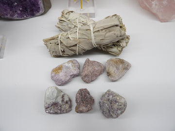 large rough lepidolite