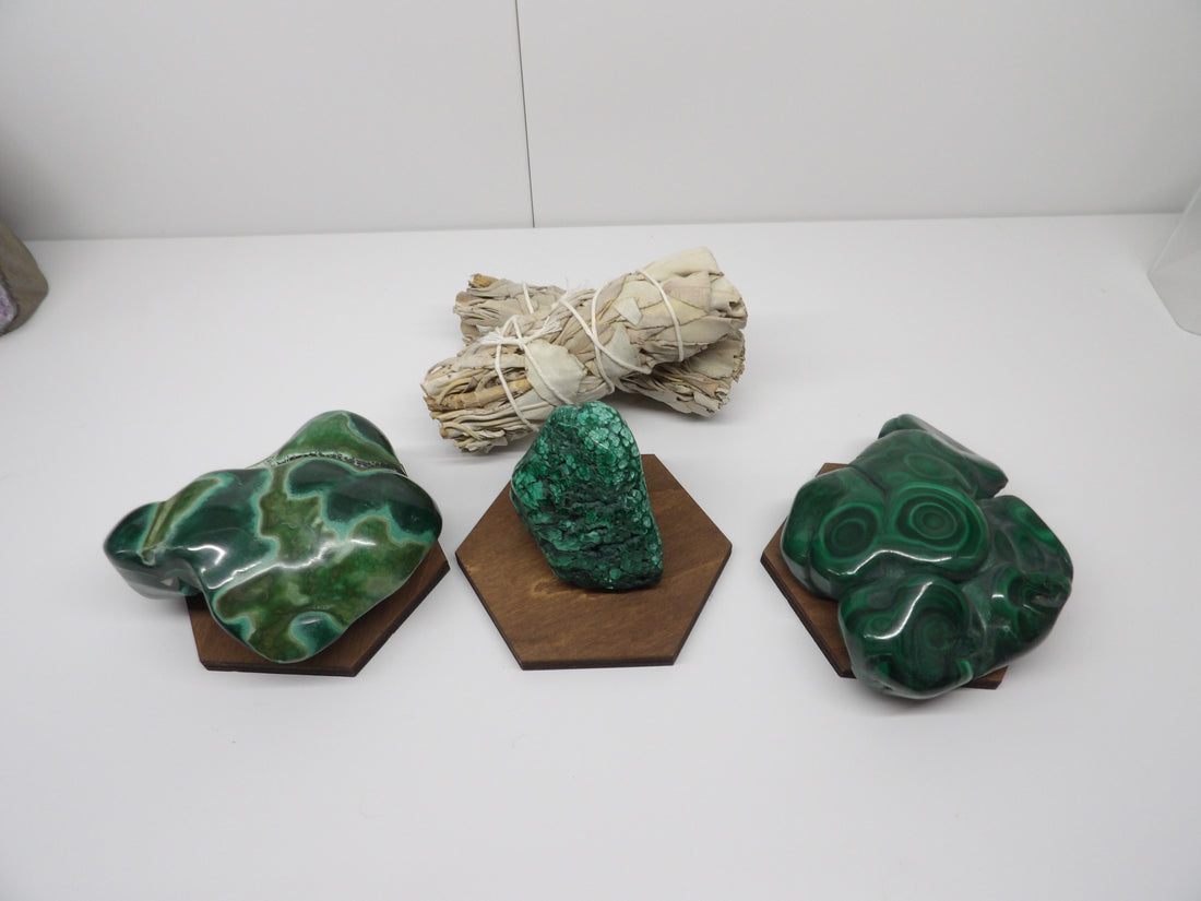 Natural Malachite Free Forms