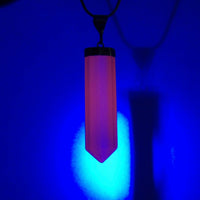 Natural Mangano Calcite Pendant | Choose Your Piece | UV Reactive | 925