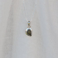 Moldavite Teardrop Pendant