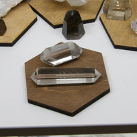 ✨ Double-Terminated Polished Phantom Quartz Points (2” & 3”)