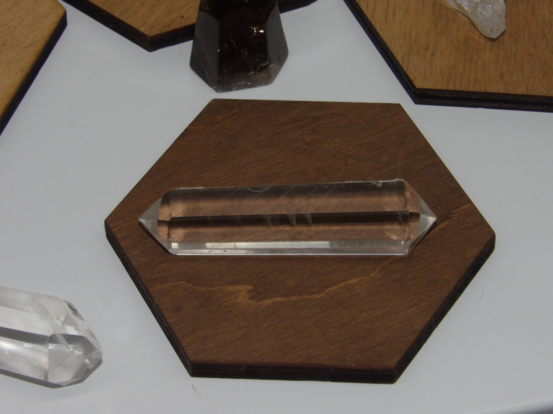 ✨ Double-Terminated Polished Phantom Quartz Points (2” & 3”)