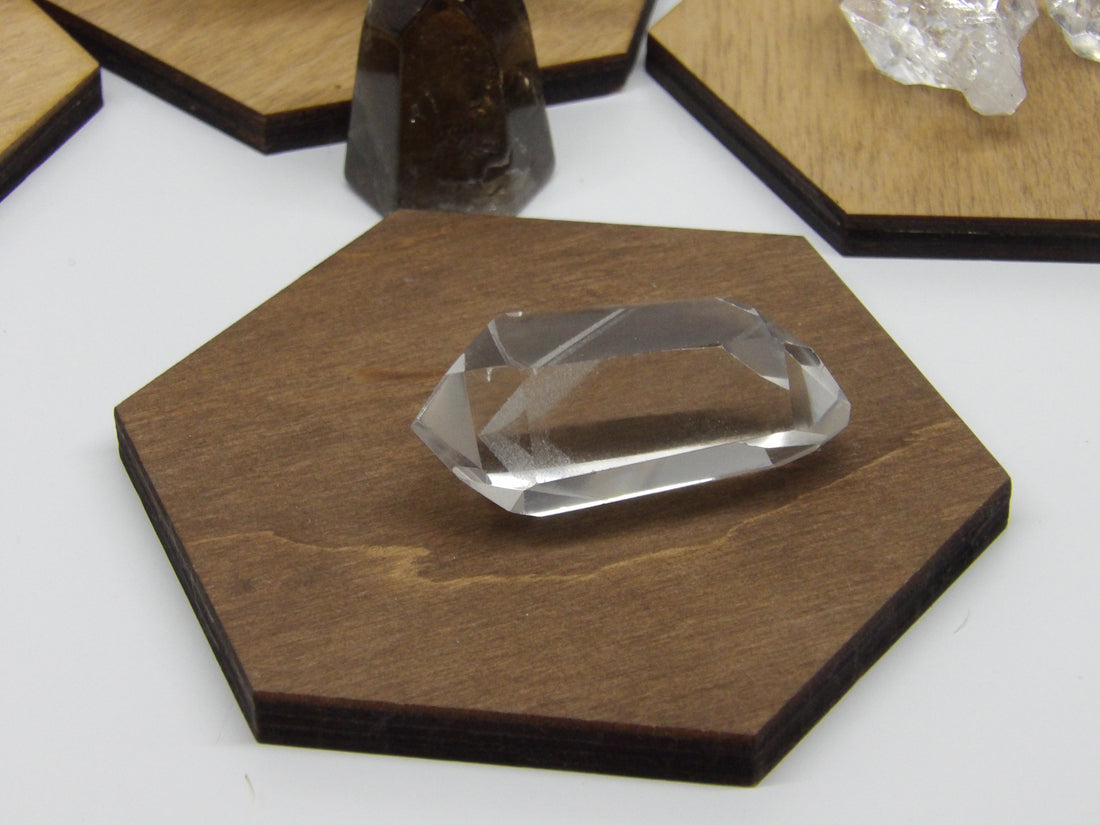 ✨ Double-Terminated Polished Phantom Quartz Points (2” & 3”)