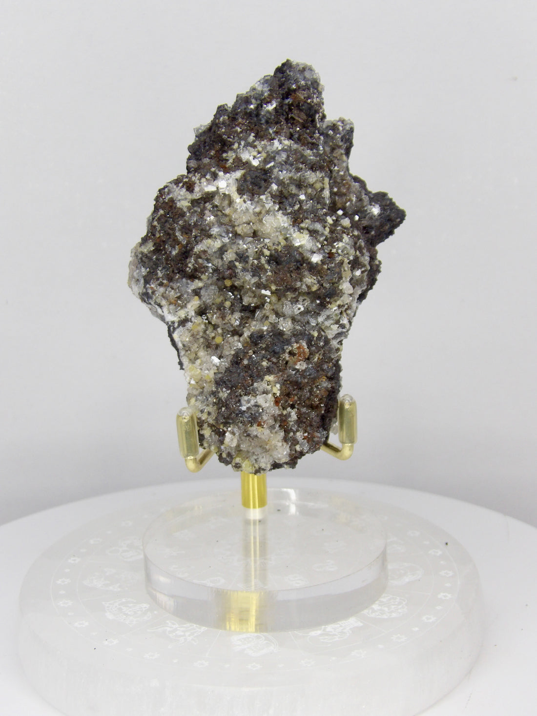 Piece A: Metallic Pyrolusite collector specimen with sparkling druzy crystals from Mapimí, Durango, Mexico.