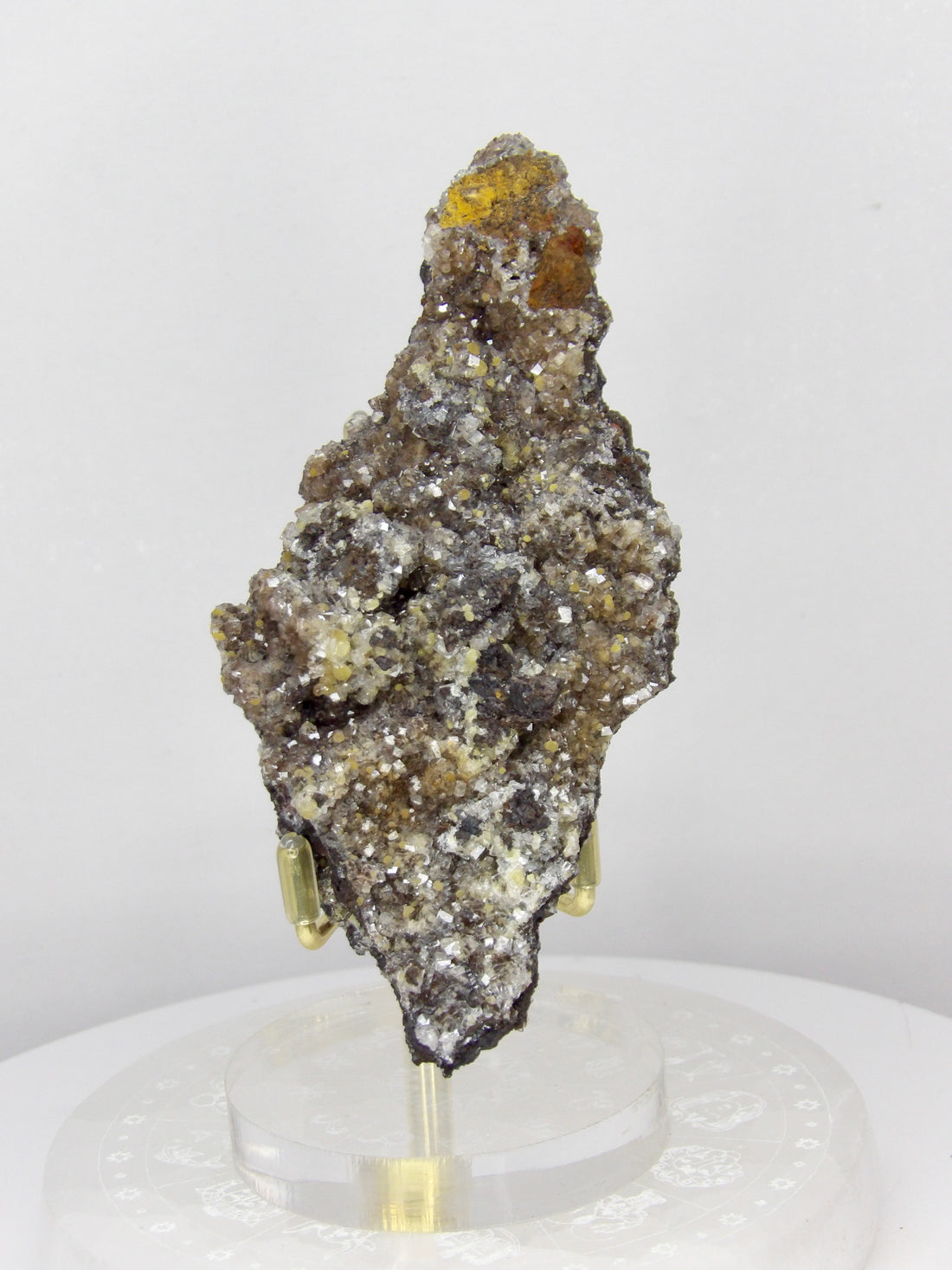 Piece B: Elongated Pyrolusite collector specimen with druzy crystals from Mapimí, Durango, Mexico.