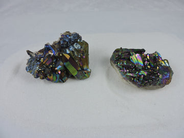 Rainbow Aura Quartz Clusters (Choose Your Crystal)