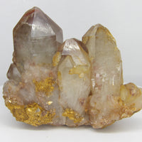 Red Hematoid Phantom Quartz collector specimen with natural phantom formations from Karoi, Mashonaland West, Zimbabwe.