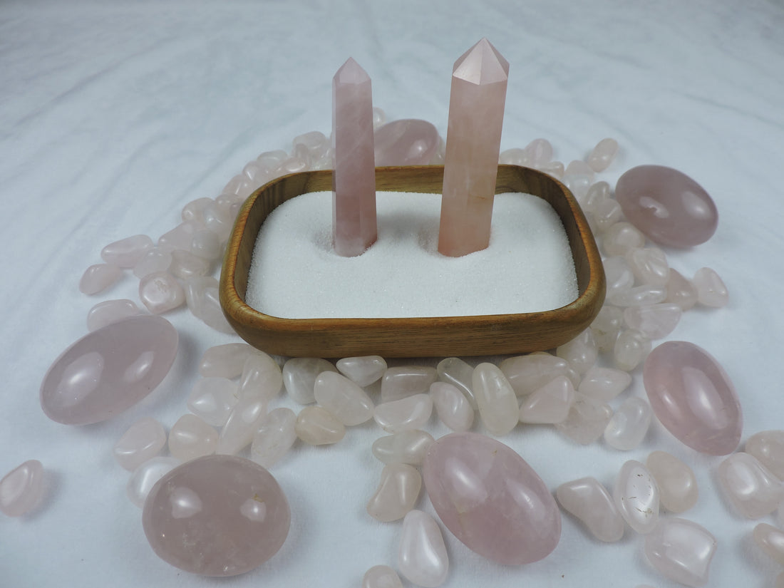 Rose Quartz Towers - Deep Pink  (50 - 80 grams) (Price Per Piece)-  From Madagascar