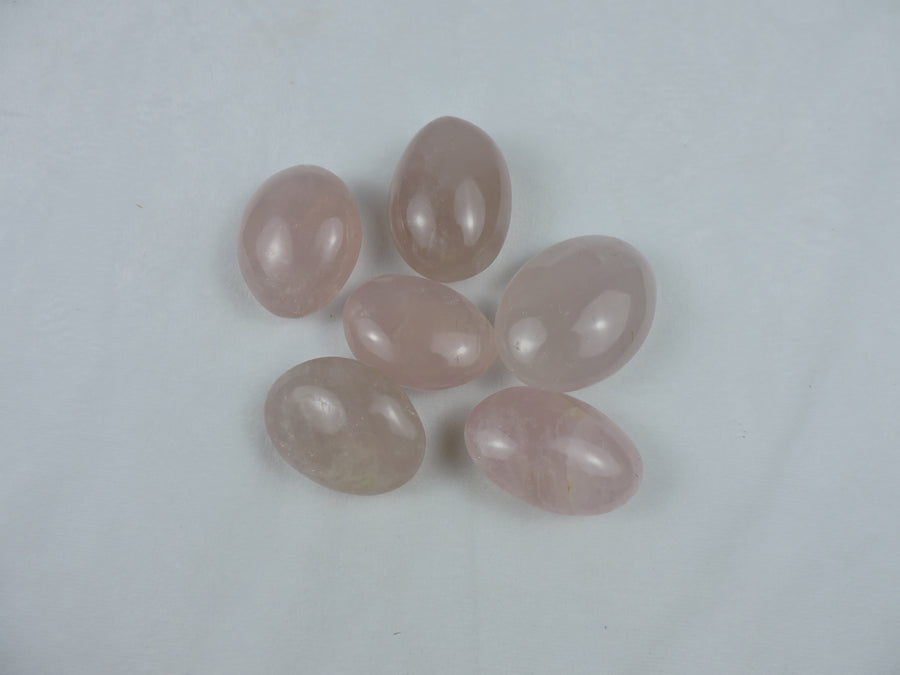 Rose Quartz Palm Stones (Price Per Piece)