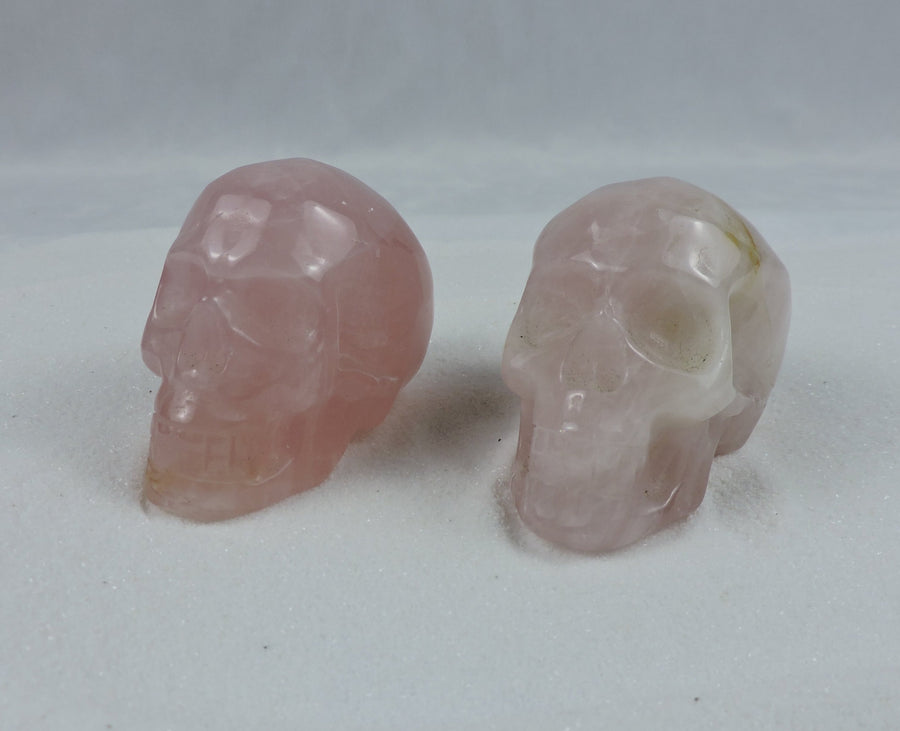 Rose Quartz Skull