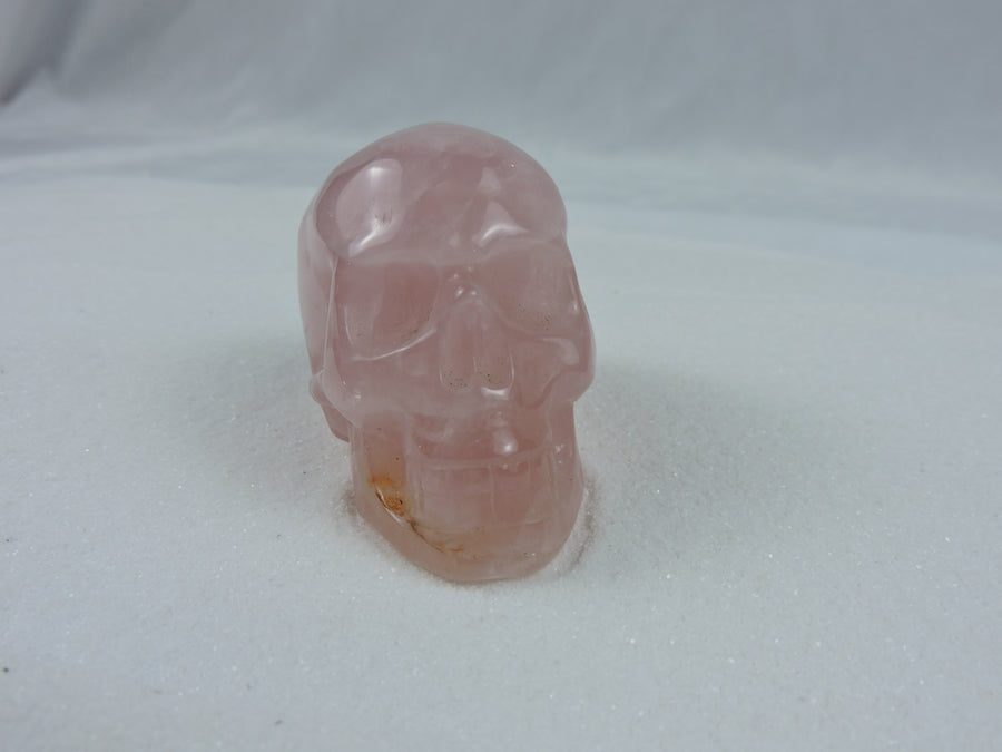 Rose Quartz Skull