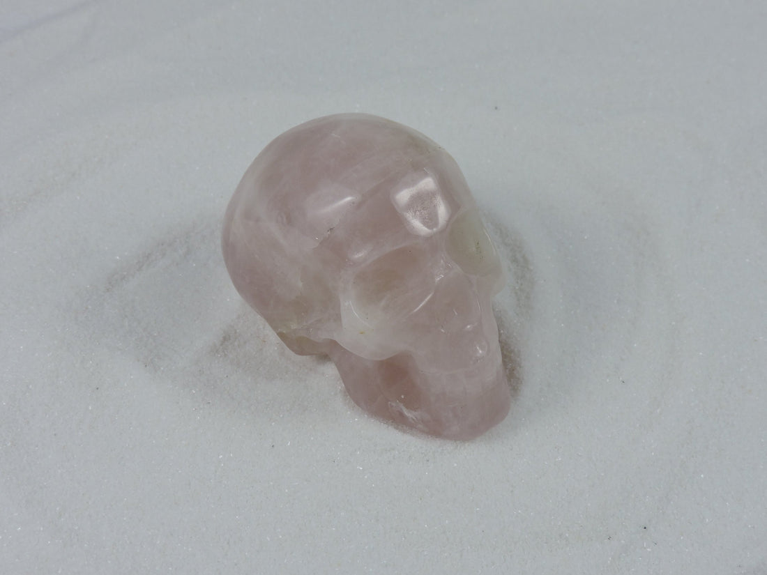 Rose Quartz Skull