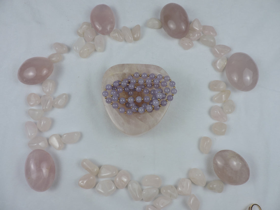 Rose Quartz Carved Trinket Bowl