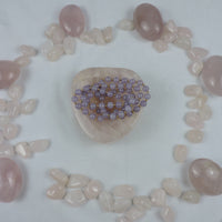 Rose Quartz Carved Trinket Bowl