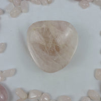 Rose Quartz Carved Trinket Bowl