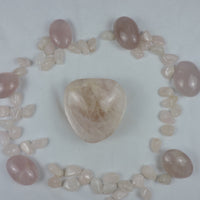 Rose Quartz Carved Trinket Bowl