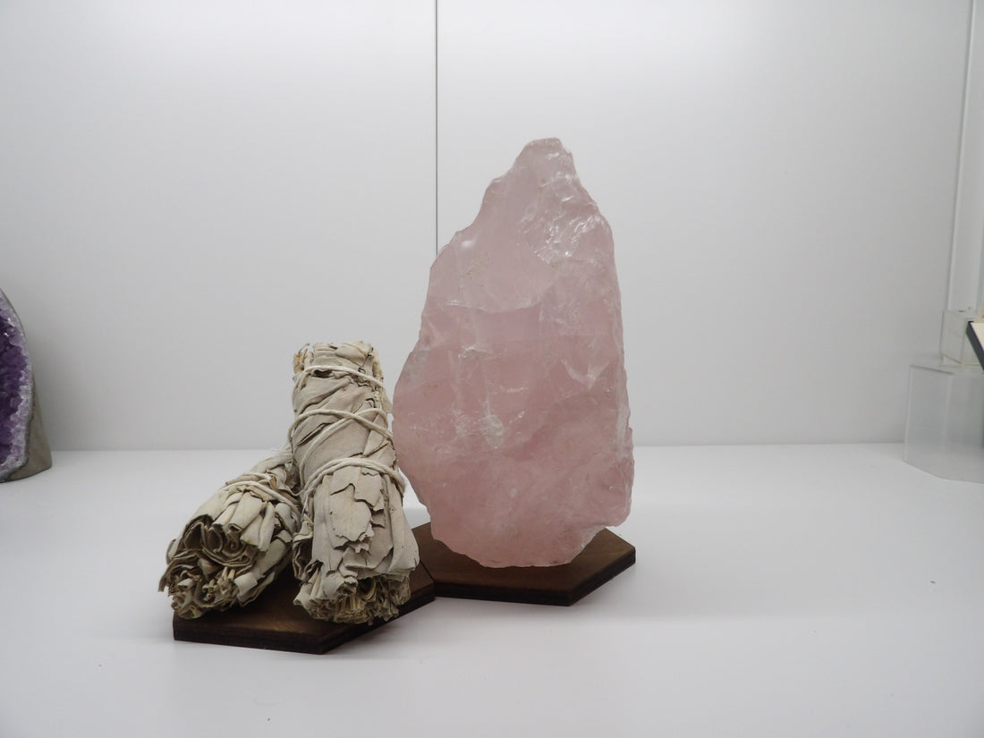 Rough Rose Quartz Flame