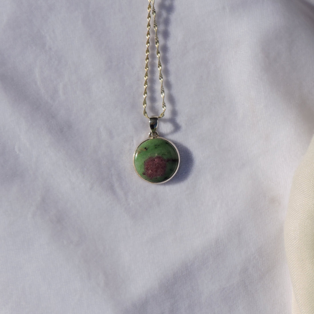 Ruby Zoisite Pendant