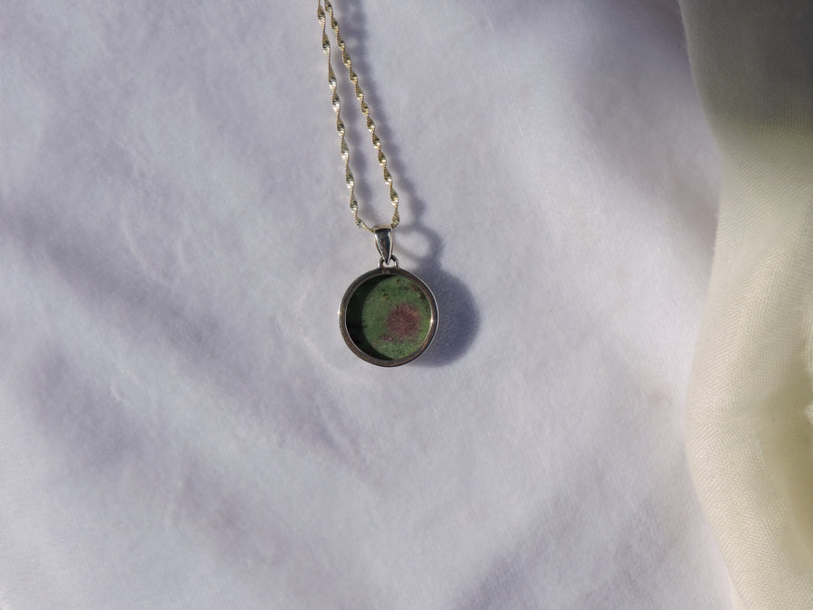 Ruby Zoisite Pendant