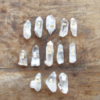 Sedona Charged Natural Clear Quartz points Star Woman Crystals