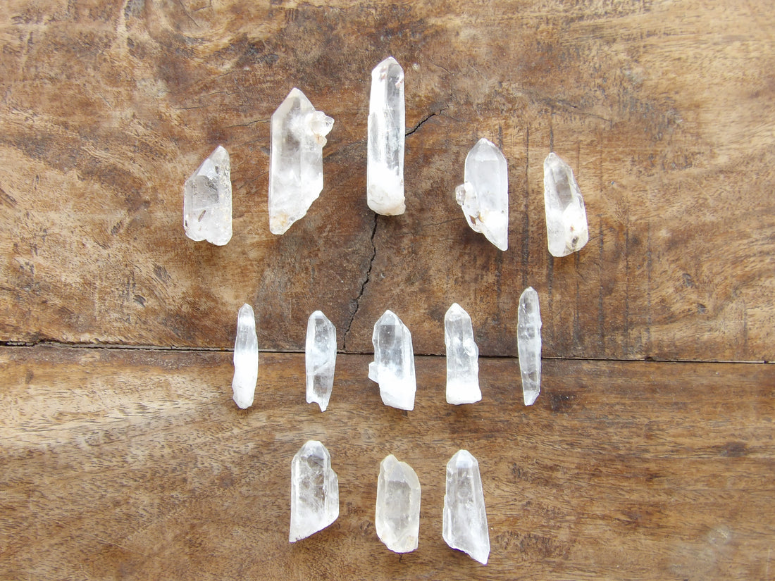 Clear quartz points spiritual tool Sedona energy