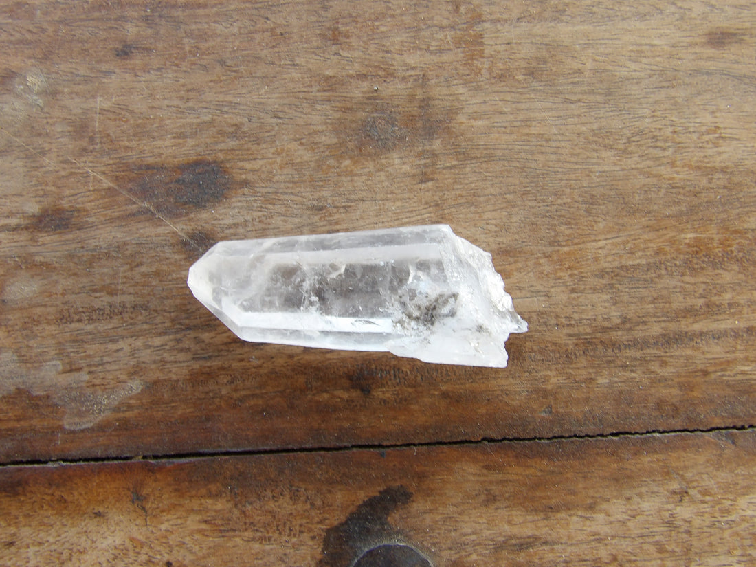 Sedona charged clear quartz point
