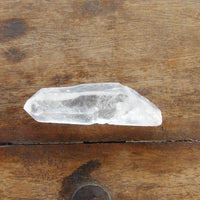Double terminated clear quartz point