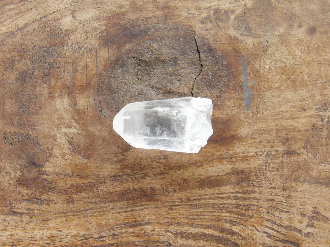 Natural clear quartz point