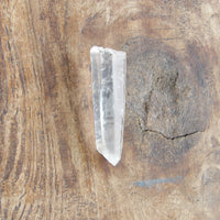 Clear quartz point charged in sedona