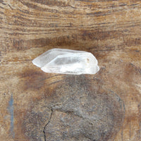 Natural twin clear quartz point