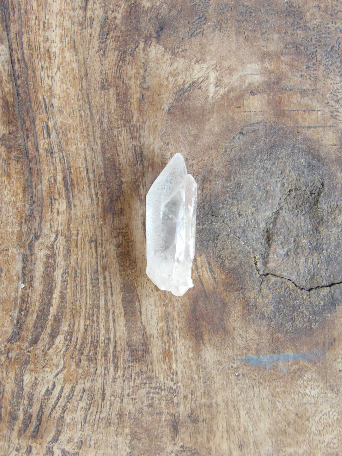 Twin Natural clear quartz point