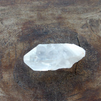 Natural tabular clear quartz point