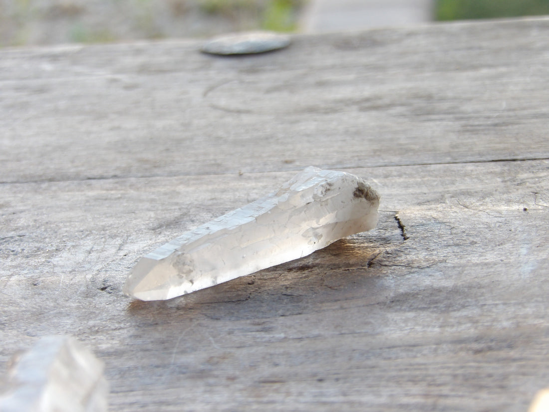 Self healed crystal point