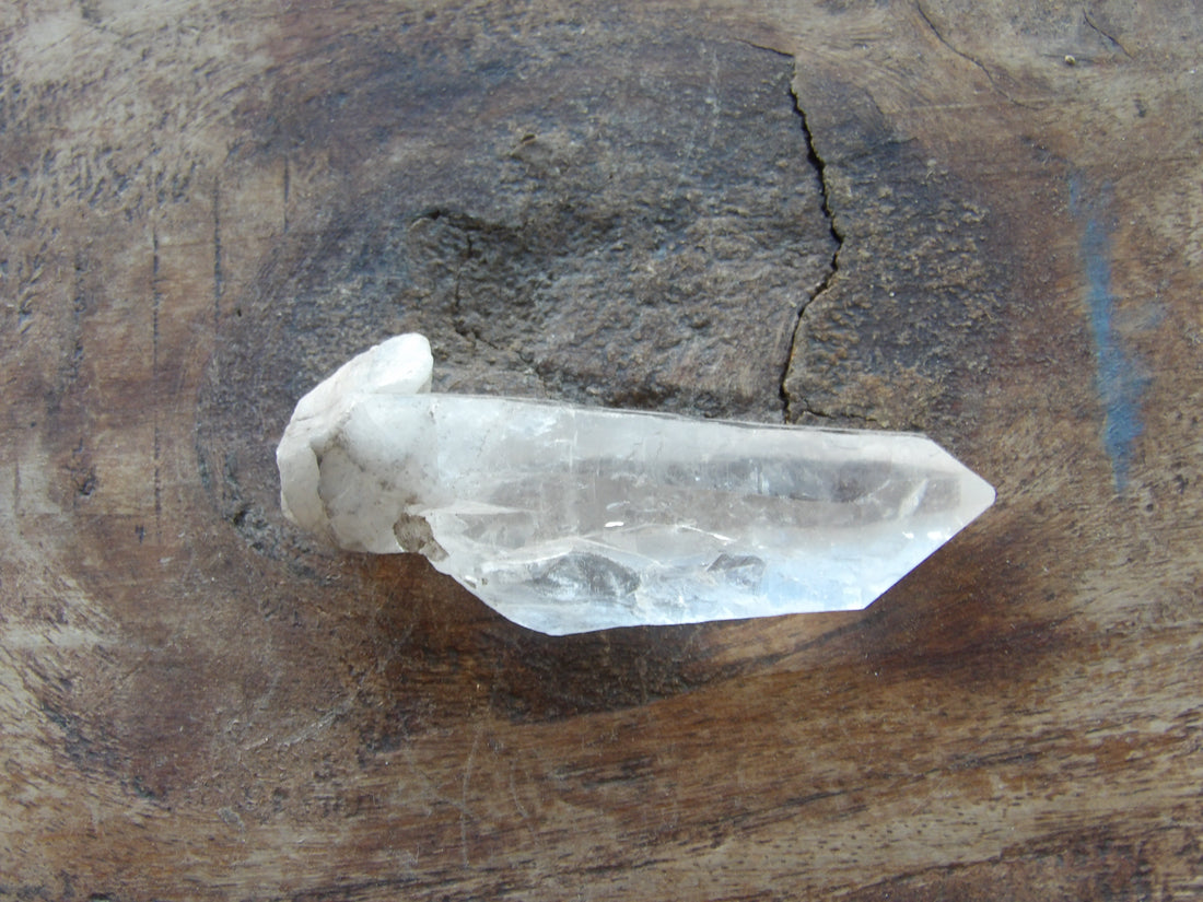 Natural clear quartz point