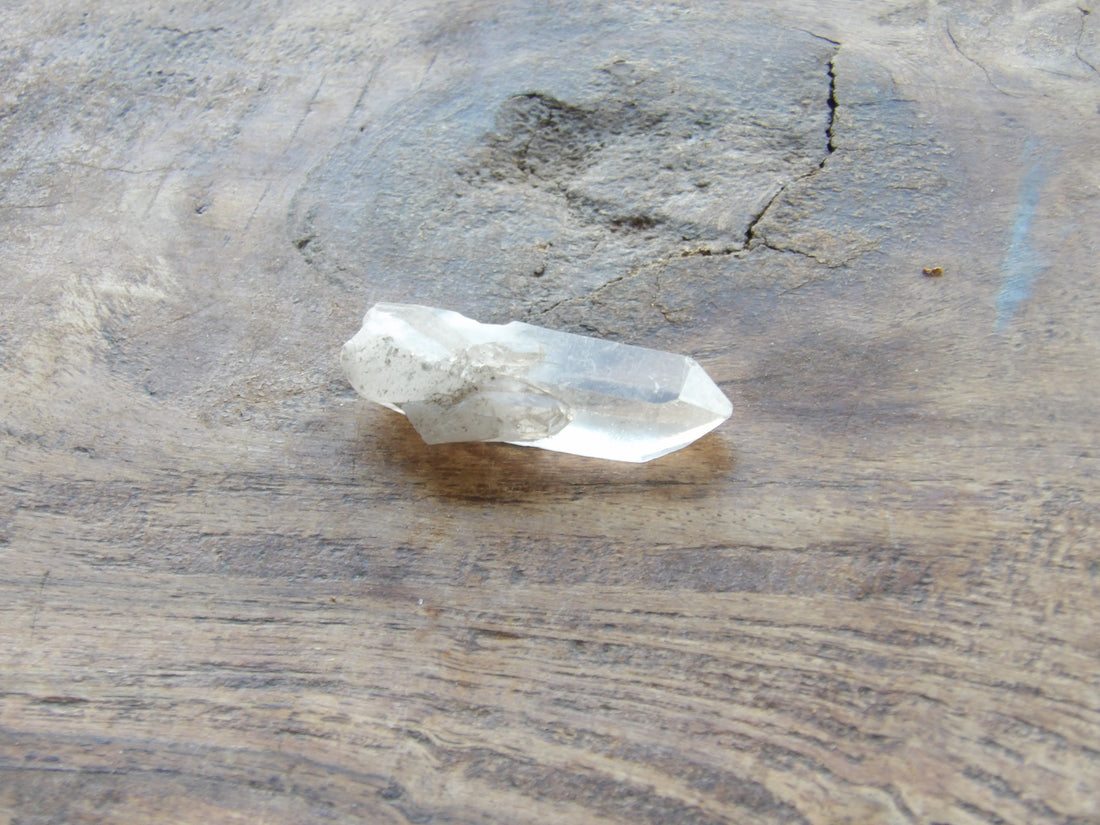 Natural clear quartz point Sedona charged Series 4
