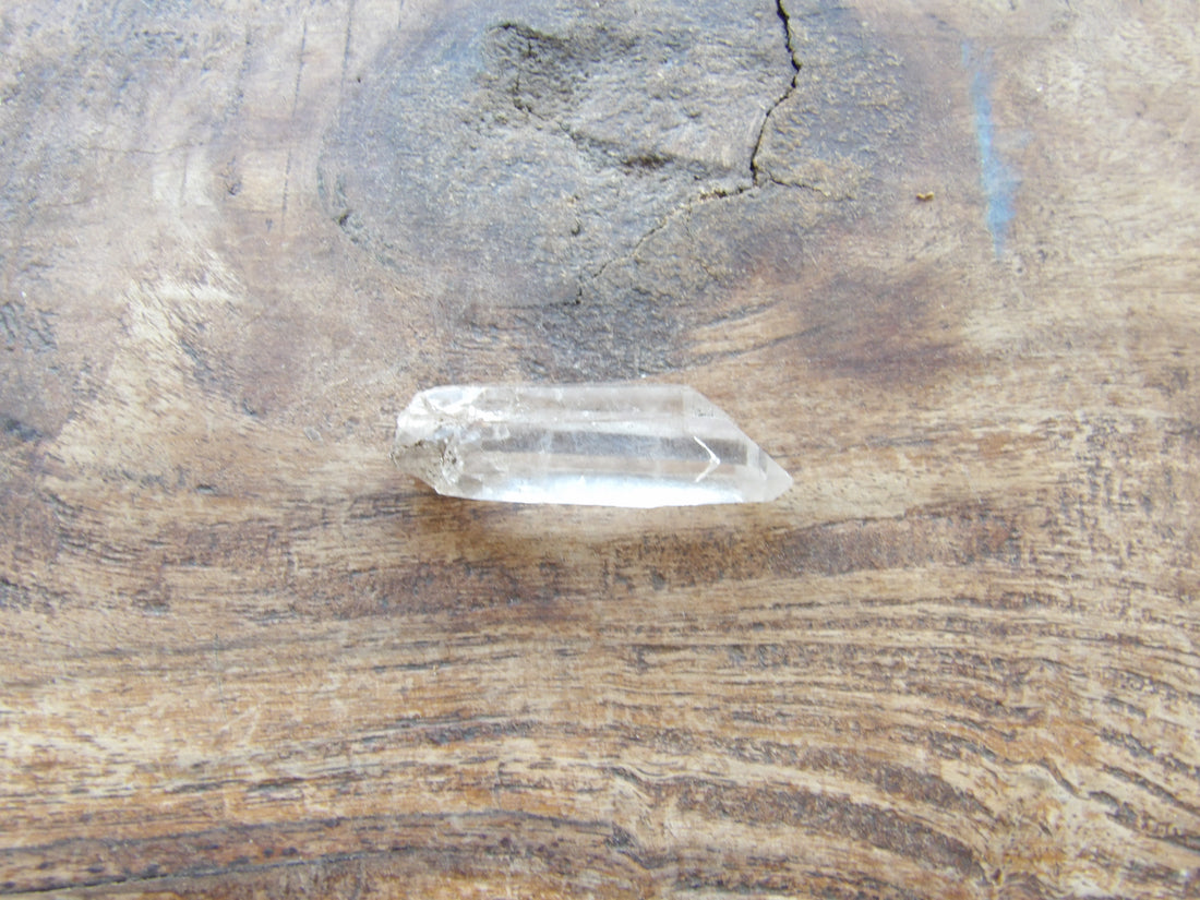 Natural quartz point charged at Sedona stupa Series 4