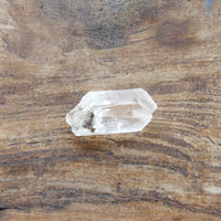 Naturally formed twin clear quartz point spiritual crystal Sedona charge
