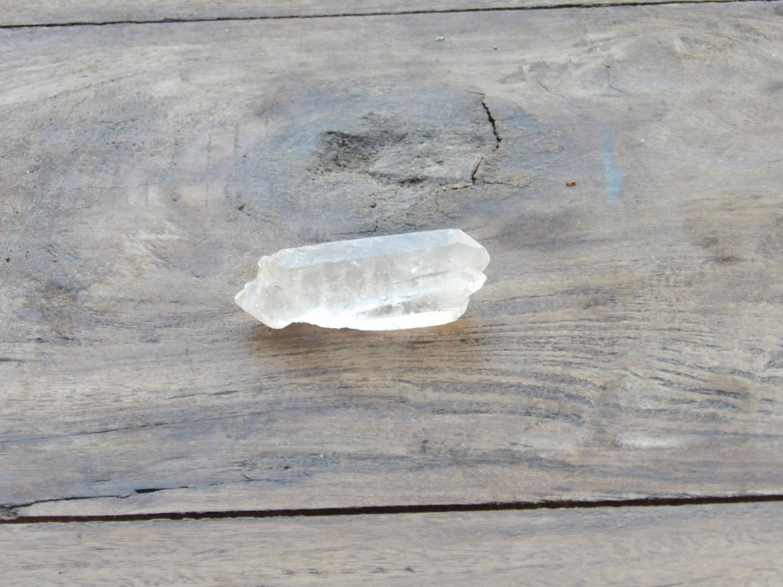 Natural twin raw clear quartz point Series 4 limited edition Sedona