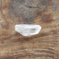 Clear quartz point with natural facets Series 4