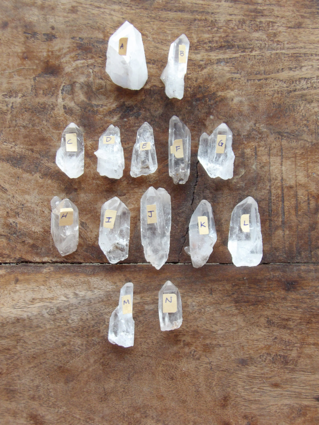 Sedona Charged Clear Quartz Point Series 4 natural crystal
